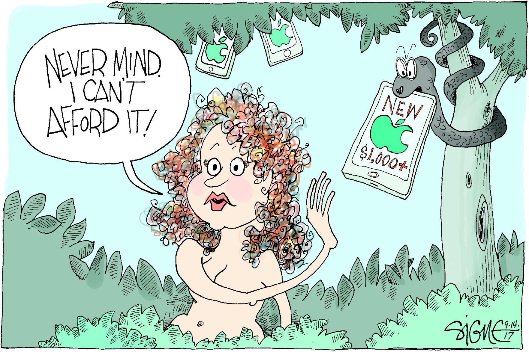 Signe Wilkinson cartoon